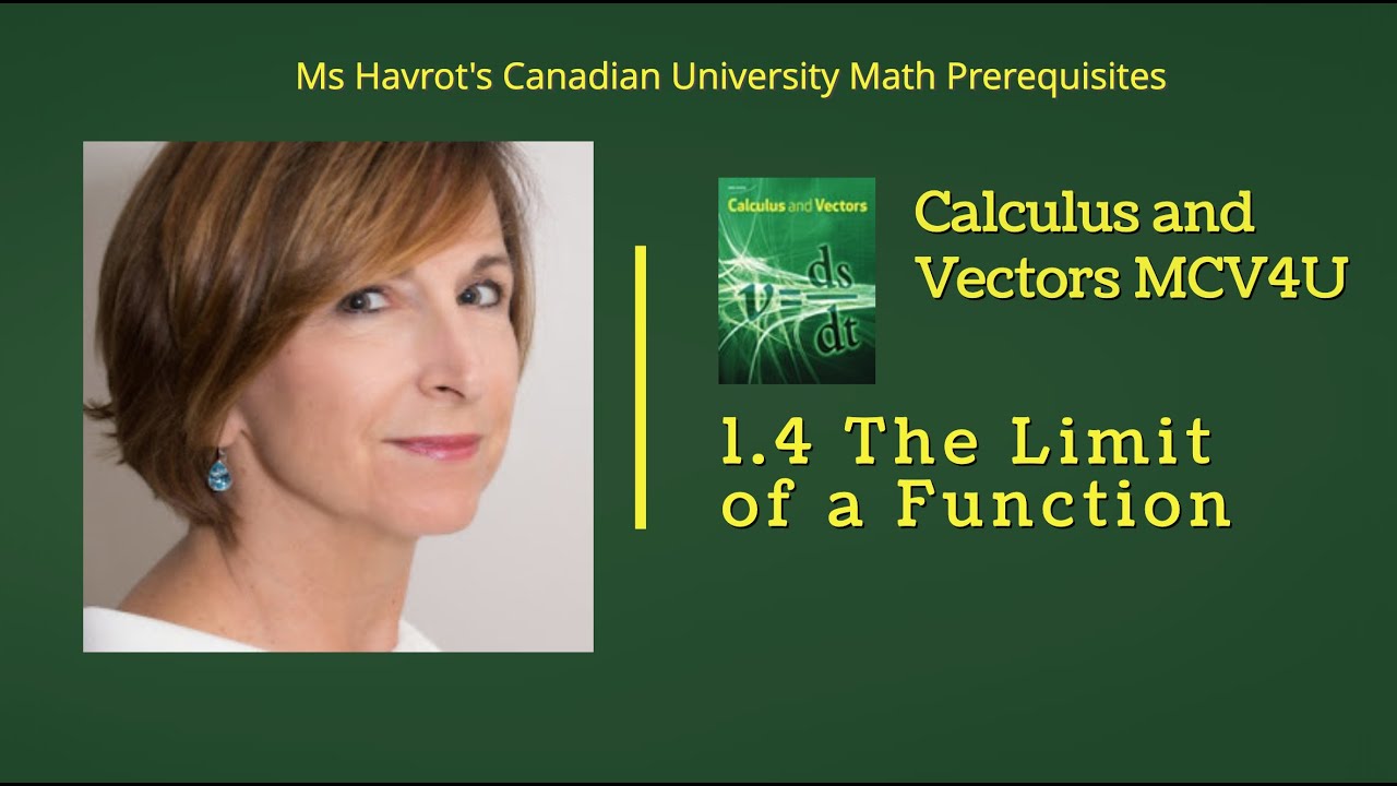 Calculus 1.4 The Limit of a Function