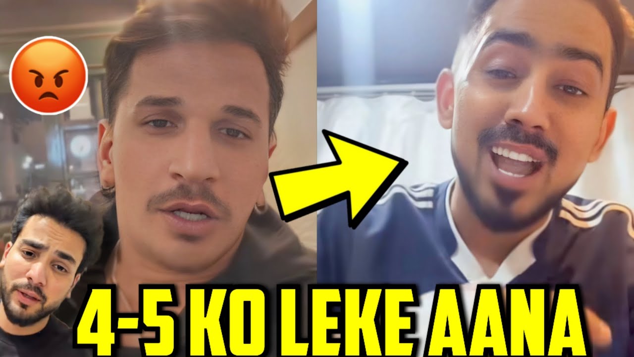 OMG💀- Prince Narula Angry Reply To Adnan07 & Team07,Elvish Yadav & Bharti Singh Song Soon