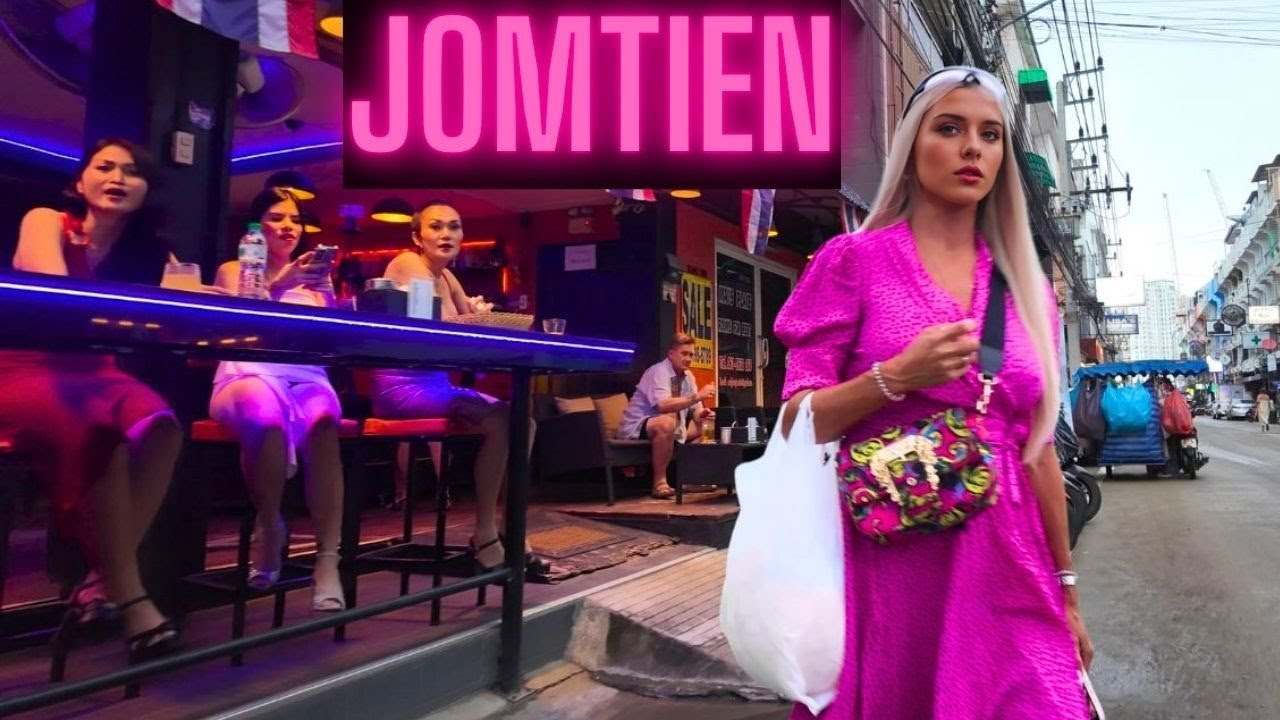 [4K] JOMTIEN beach, the best area in PATTAYA, THAILAND 2025