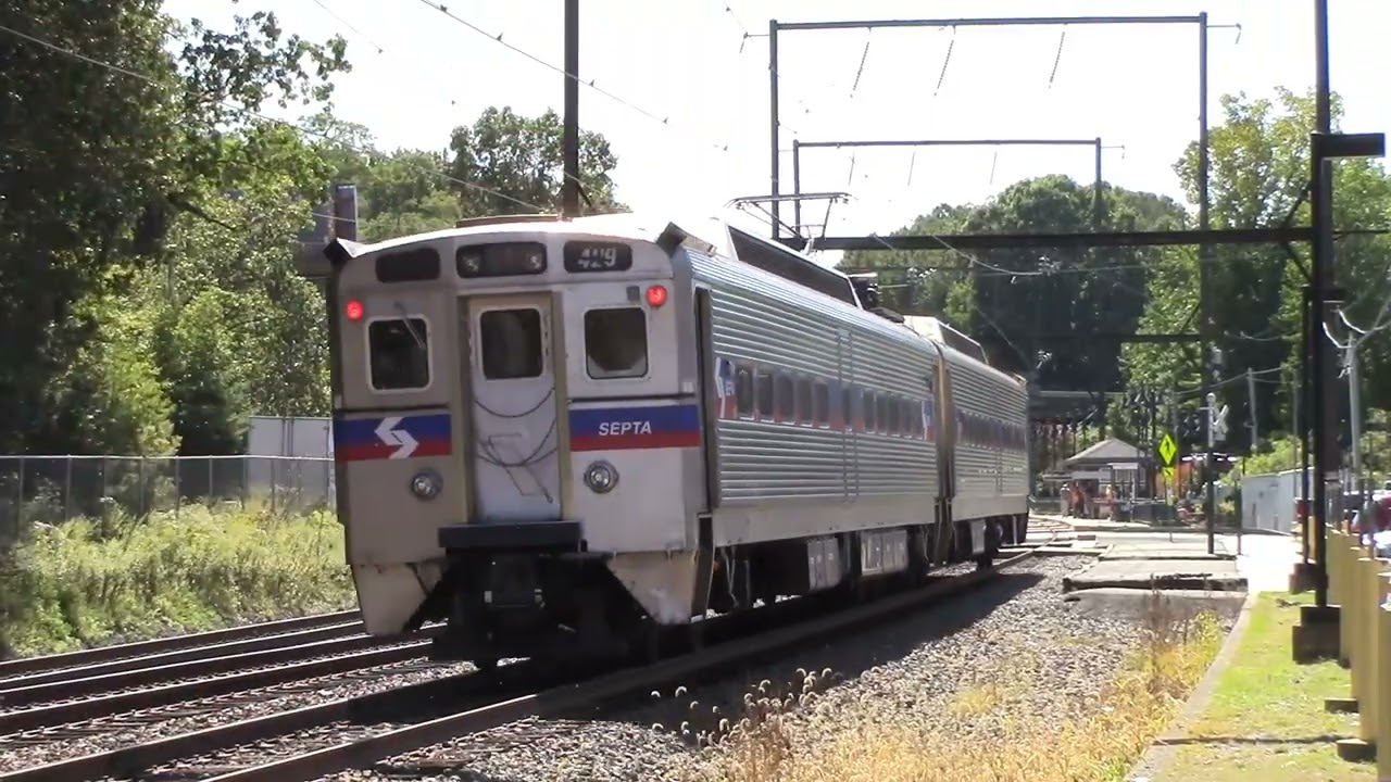 20190917 September 17 2019 CSX Q032 rear DPU NS 14G SEPTA Silverliner CSX C770 Woodbourne Station