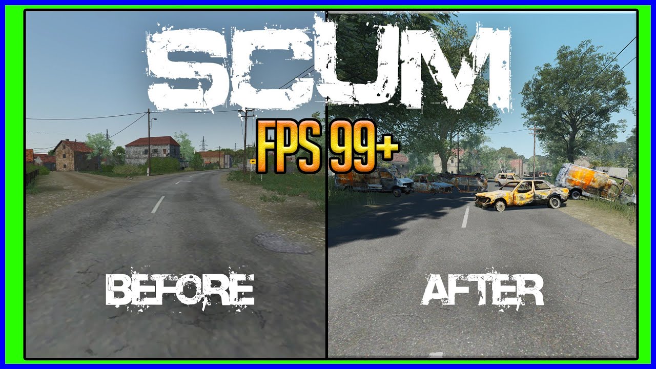 SCUM 1.0 Update Before and After Performance (Low Settings)