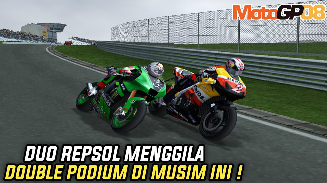 MULAI BANGKIT! Pedrosa Selalu KUAT Di Sachsenring - MotoGP 08 Career 60