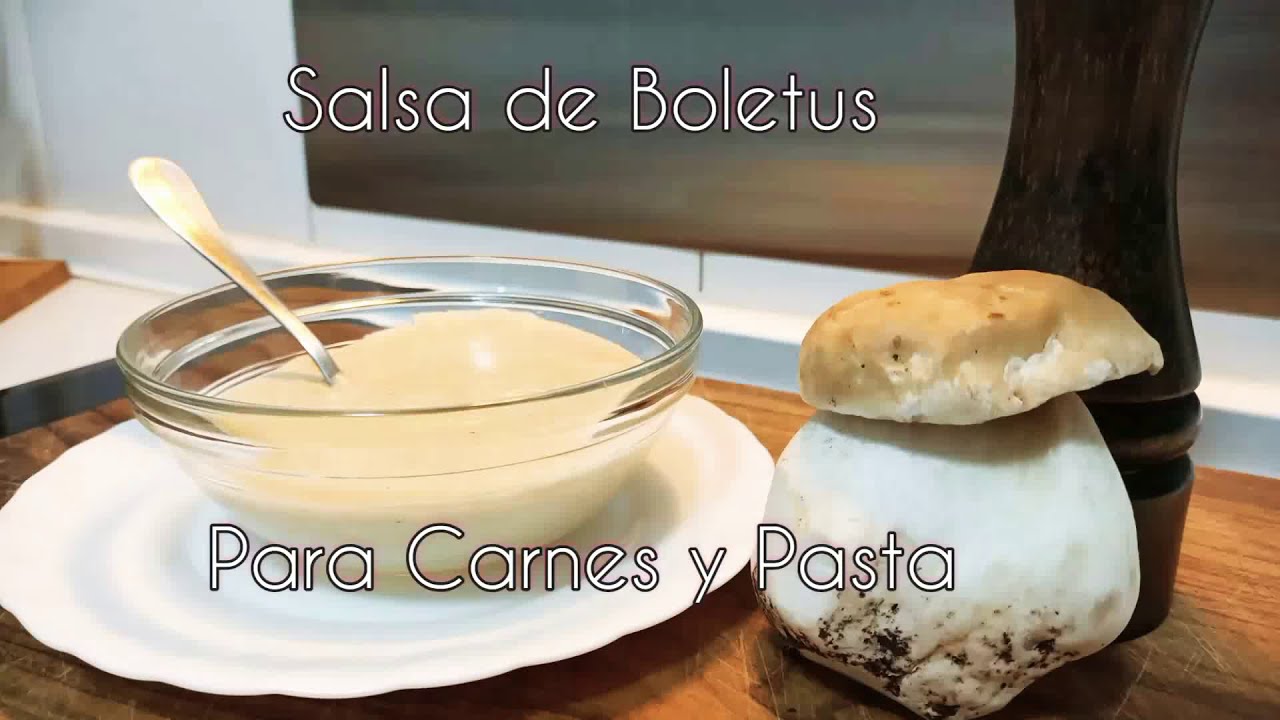 Salsa de BOLETUS EDULIS  para Carnes y Pasta  Boletus Edulis a la plancha con pimienta #boletus