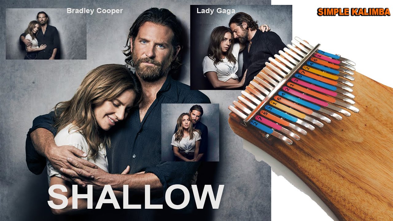 Shallow Ost A Star Is Born •Kalimba with Easy Tab•