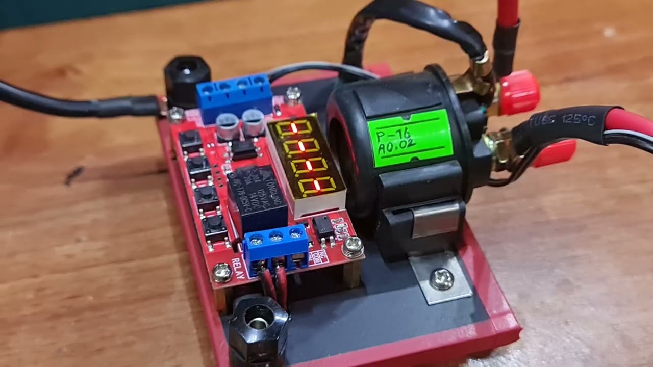 Akü ile, Pil punta makinesi yapımı