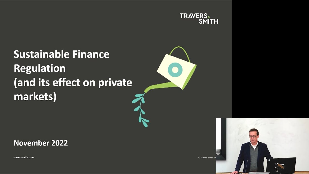 Sustainable Finance in Private Markets: 3CL Seminar