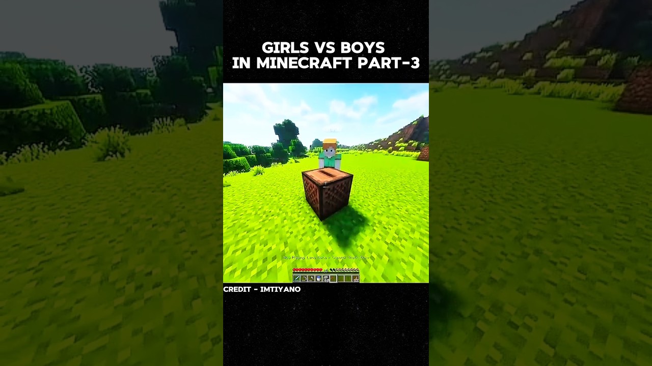 Girls VS Boys In Minecraft Part-3 