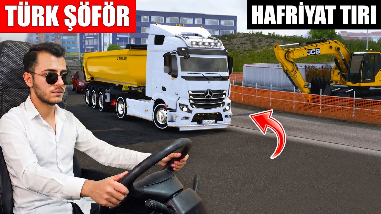 SELAMUN ALEYK&Uuml;M GARDAŞ !! JET İŞİ HAFRİYAT - ETS 2 GER&Ccedil;EK HAYAT