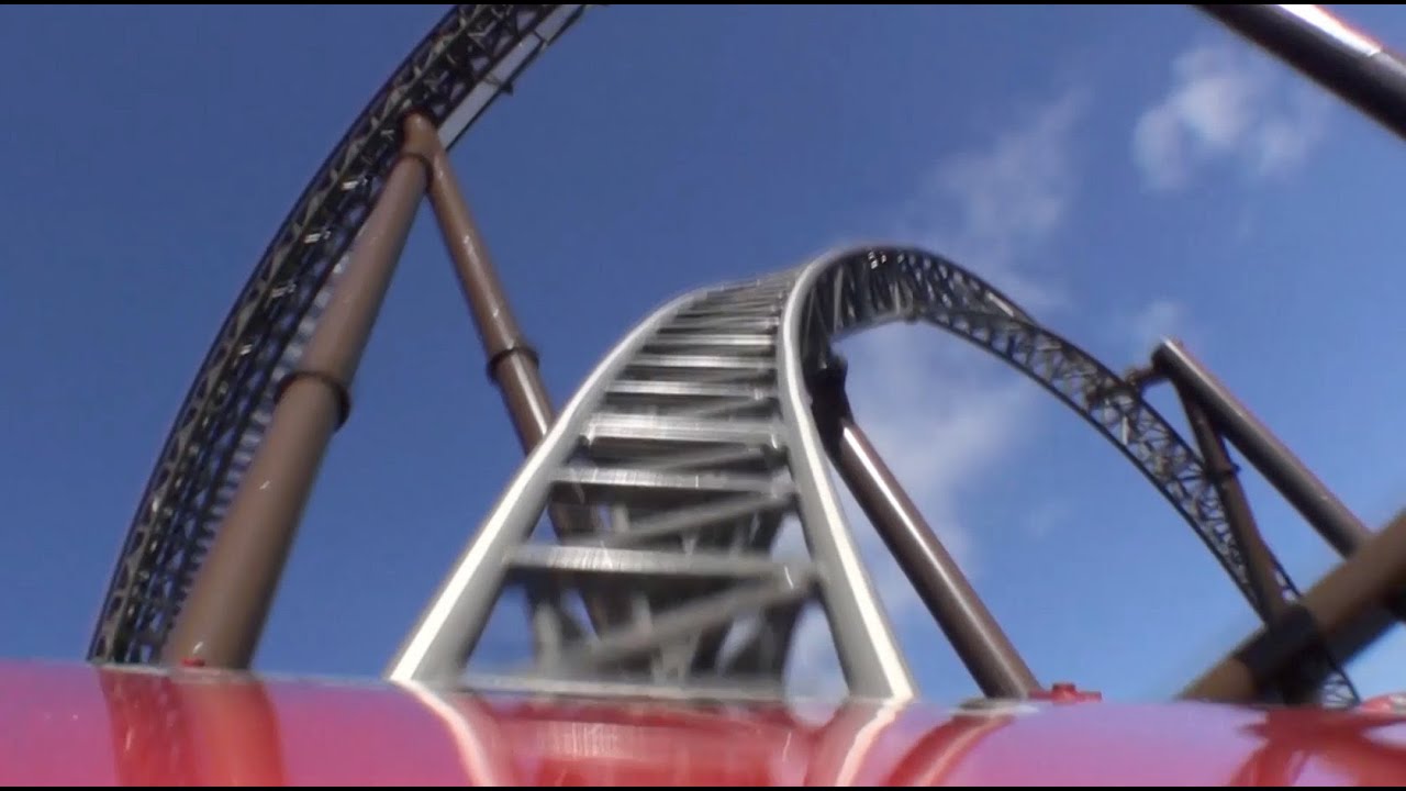 Piraten Intamin Mega Lite Roller Coaster POV Djurs Sommerland Denmark