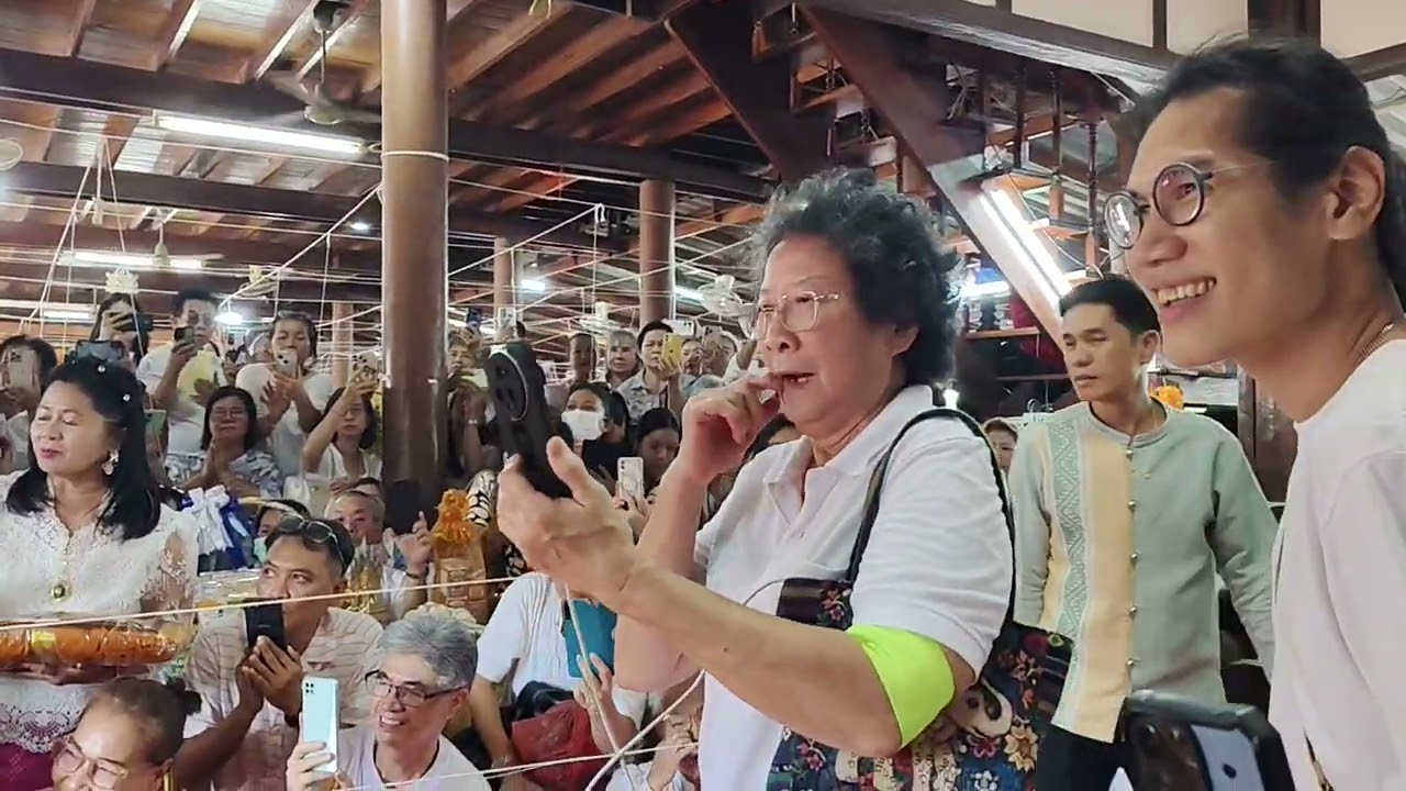 หลวงปู่ศิลา ประธานเททองหล่อพระ ณ บ้านลานเสียงธรรม