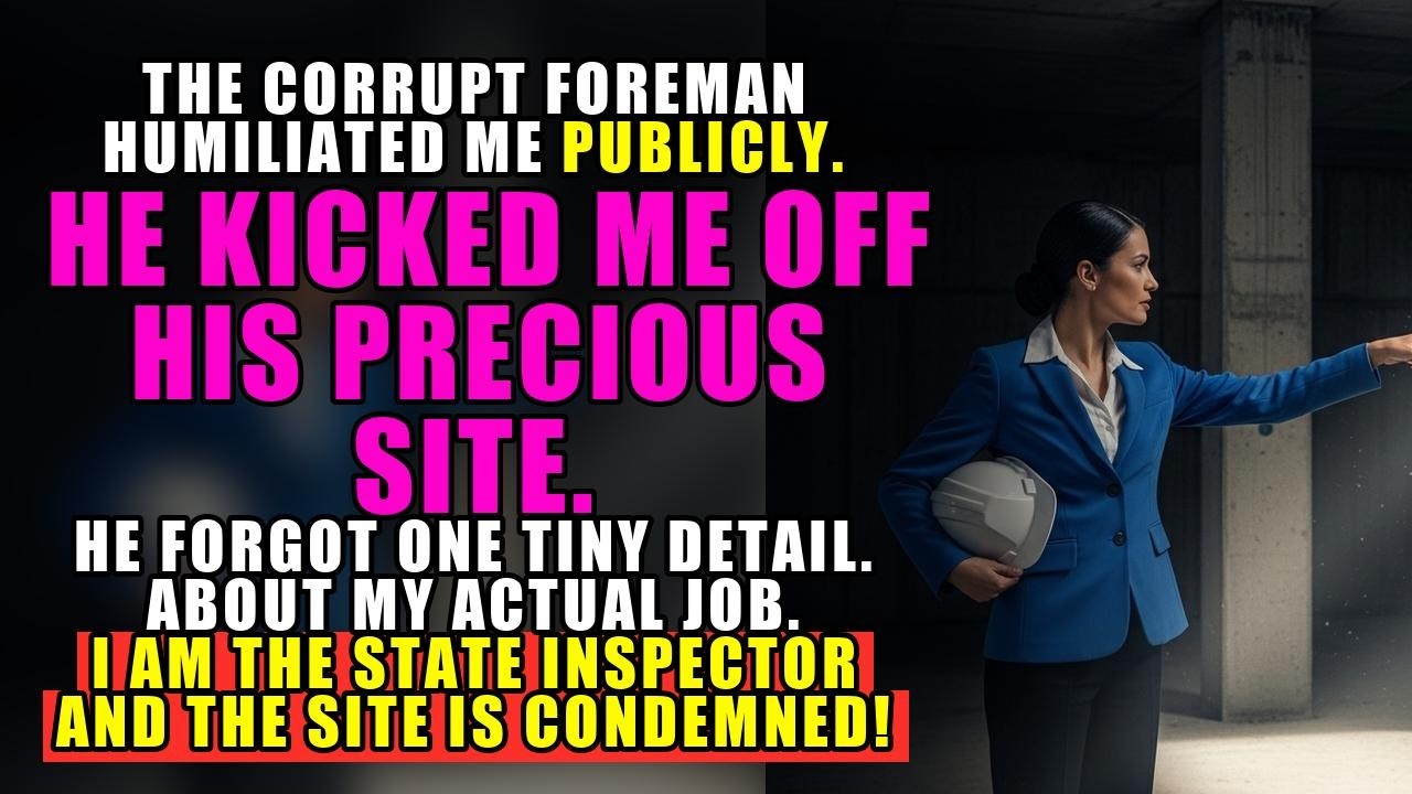 Corrupt Foreman Humiliated Me    Forgot I'm the State Inspector  Site CONDEMNED
