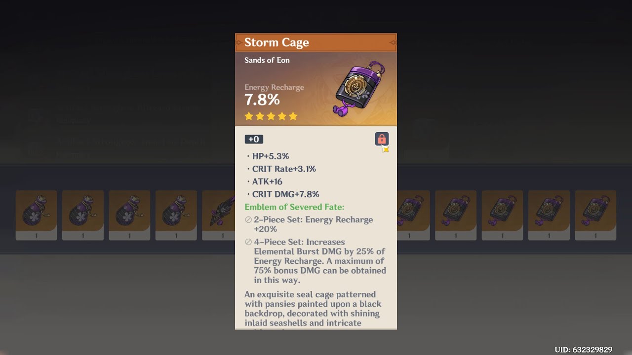 the new Strongbox gave me an insane artifact in Genshin Impact 4.0