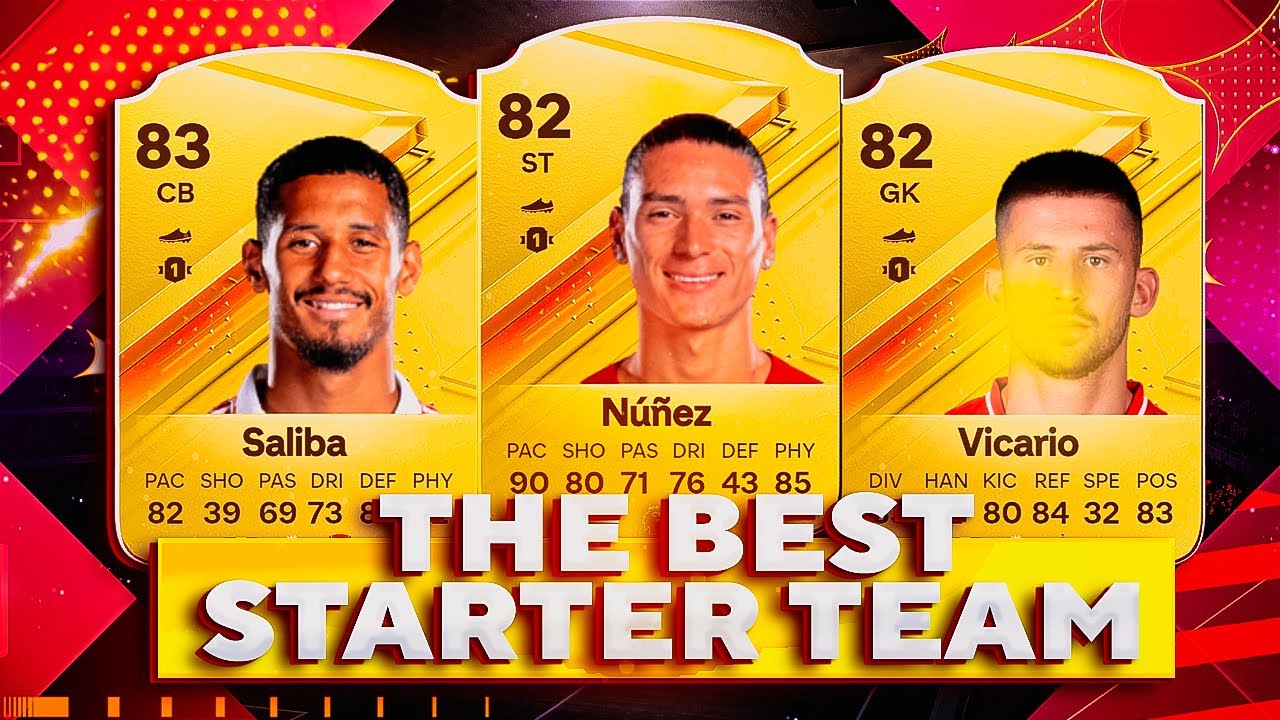BEST POSSIBLE STARTER SQUAD FOR EA FC24