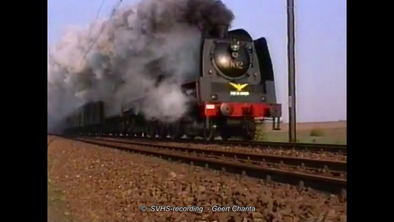 (28) NMBS-SNCB STEAM  locos 1.002 and 29.013 on L36 between Brussels and Leuven .