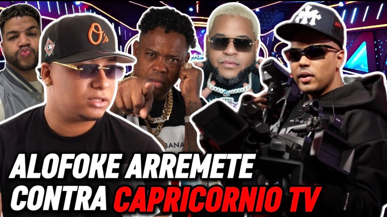ALOFOKE ARREMETE CONTRA CAPRICORNIO TV, TOPO POINT Y LUINNY CORPORAN EN SU EVENTO 