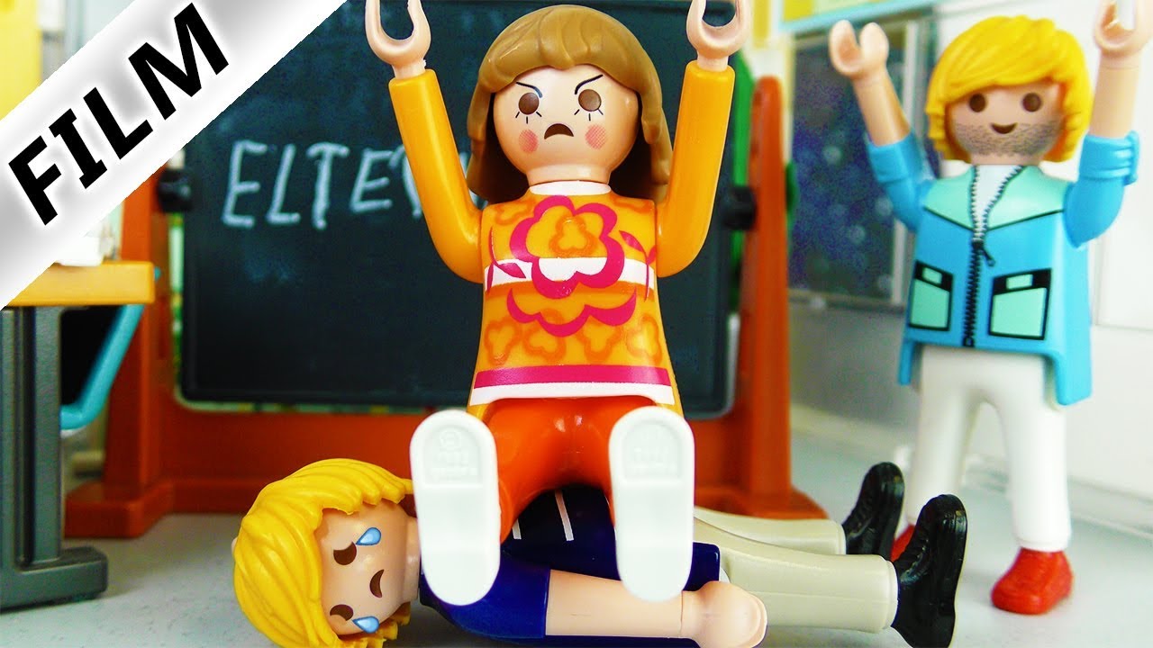 Playmobil Film Deutsch - PAPA WIRD GEMOBBT VON RICHIES MAMA! ELTERNABEND IN SCHULE - Familie Vogel