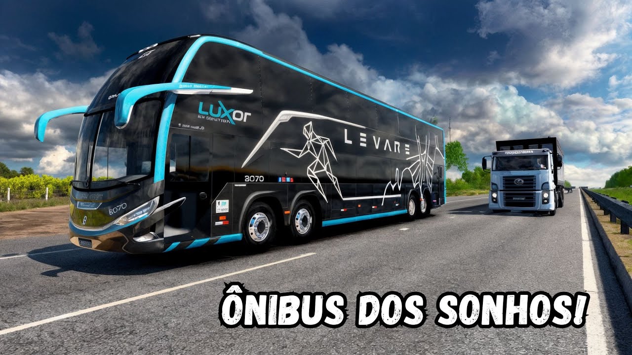 Como é Viajar De Onibus na Empresa LEVARE? VEJA! | Simulação Realista No ETS 2