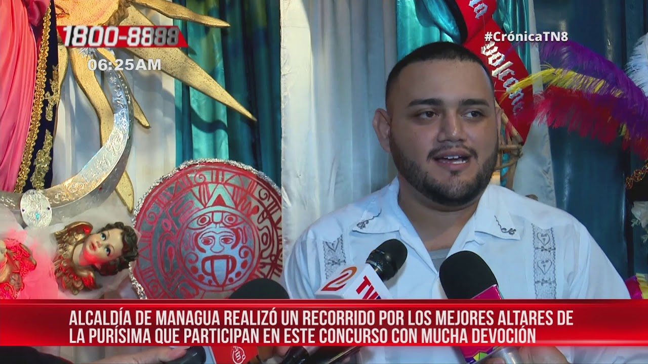 Recorrido por los mejores altares de la purísima en Managua - Nicaragua