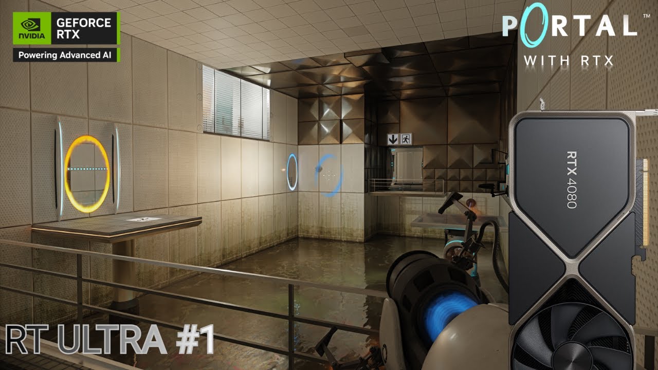 Portal with RTX Bölüm 1- Ray Tracing On Ultra Settings- Türkçe Altyazılı Oynanış