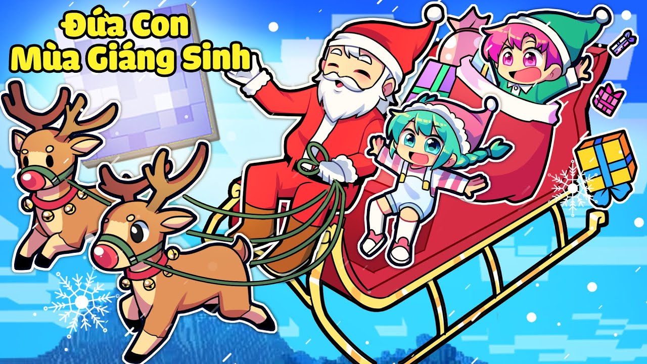 NẾU CÔ BÉ NOEL CÓ CUỘC SỐNG TRONG MINECRAFT*YUMMIE LÀ CON CỦA ÔNG GIÀ NOEL 😍🎅