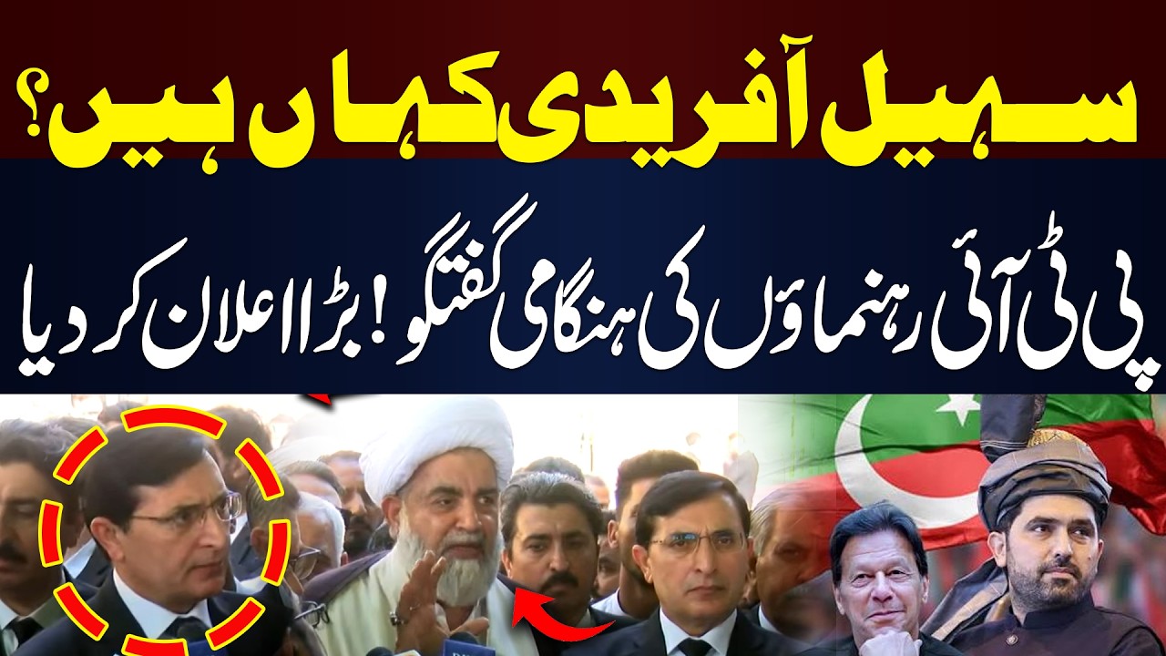 Where Is Sohail Afridi? PTI Leaders Hold Emergency Press Conference, Make Big Announcement |Hum News