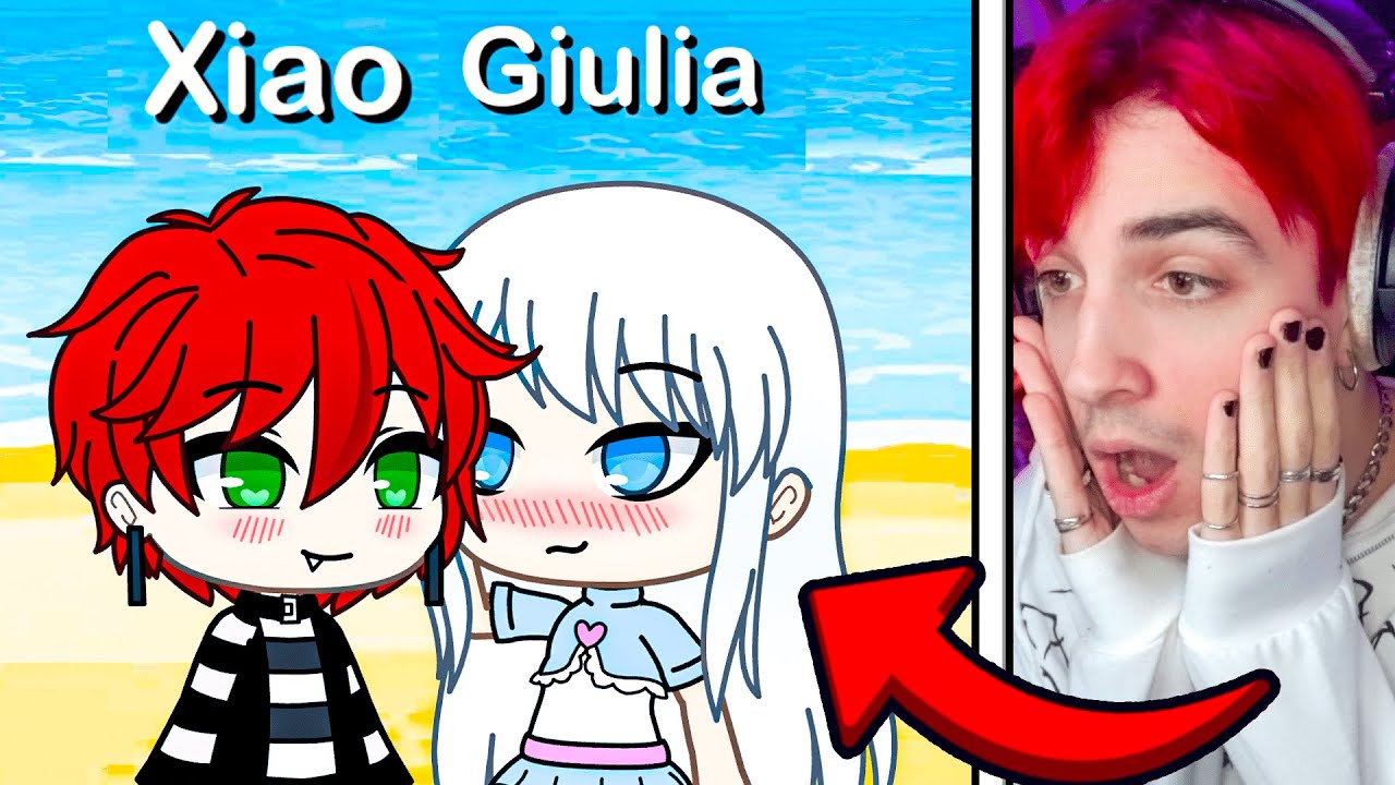 REAGISCO AI GACHA LIFE SULLA MIA RAGAZZA!!