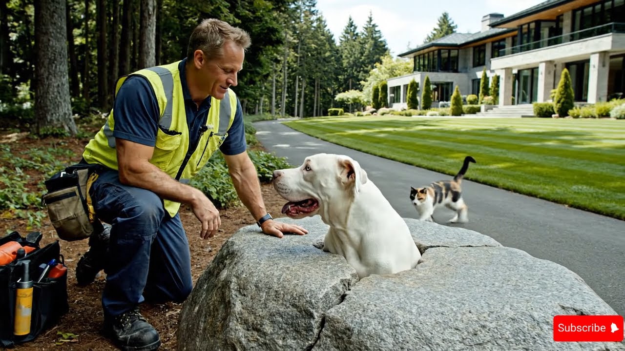 Animal rescue stories: Rescue dog from being stuck in a large rock