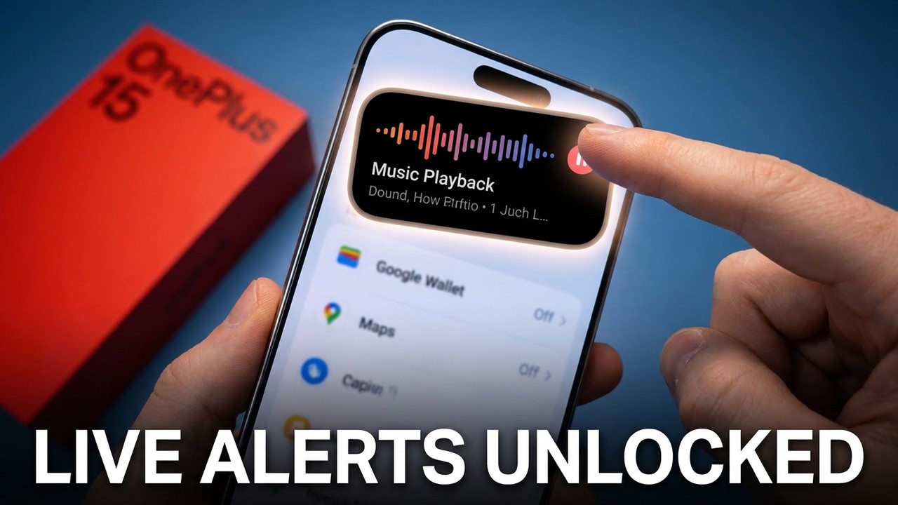 OnePlus 15 - How to Use Live Alerts