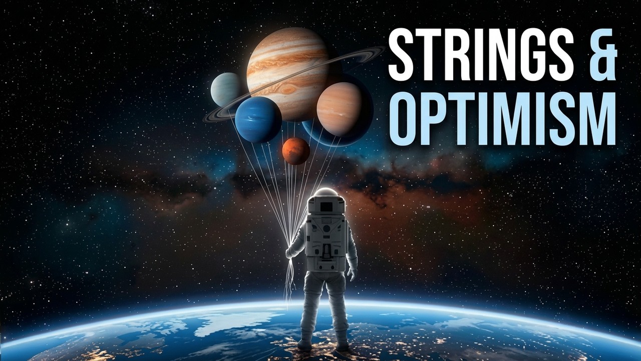 Holding the universe together with strings and optimism