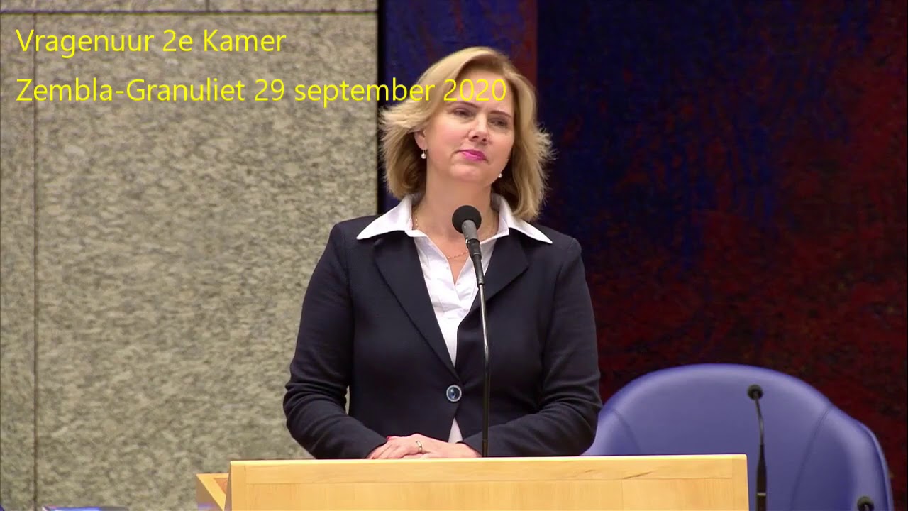 Zembla Granuliet - Vragenuur 2e Kamer 29 september 2020