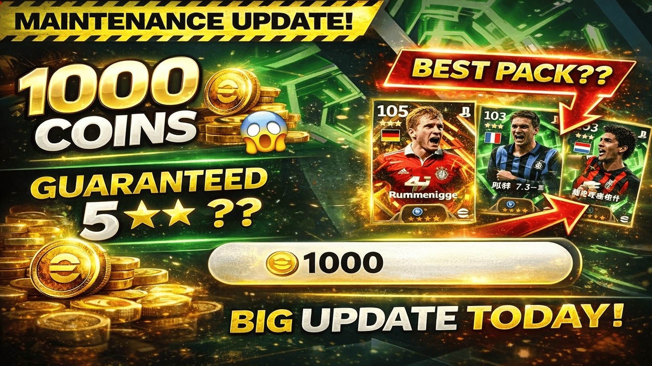 😱 eFootball 2026 Maintenance BREAKING NEWS! What’s Coming Today?#efootball2026 #pes #shorts