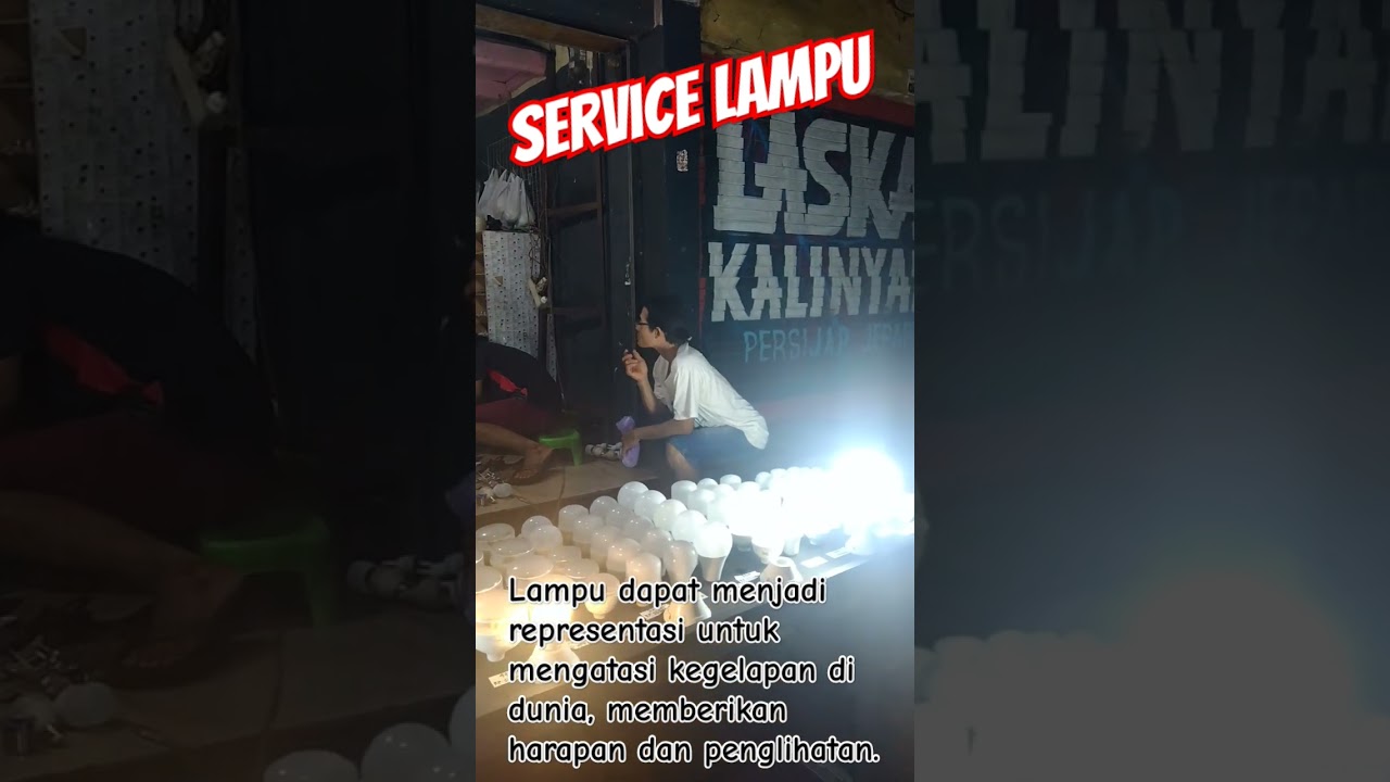 Service lampu 