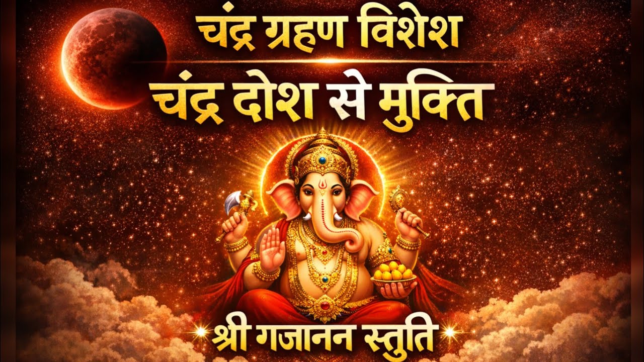 चंद्र ग्रहण के बाद अशांति दूर करने का अचूक उपाय – यह स्तोत्र जरूर सुनें