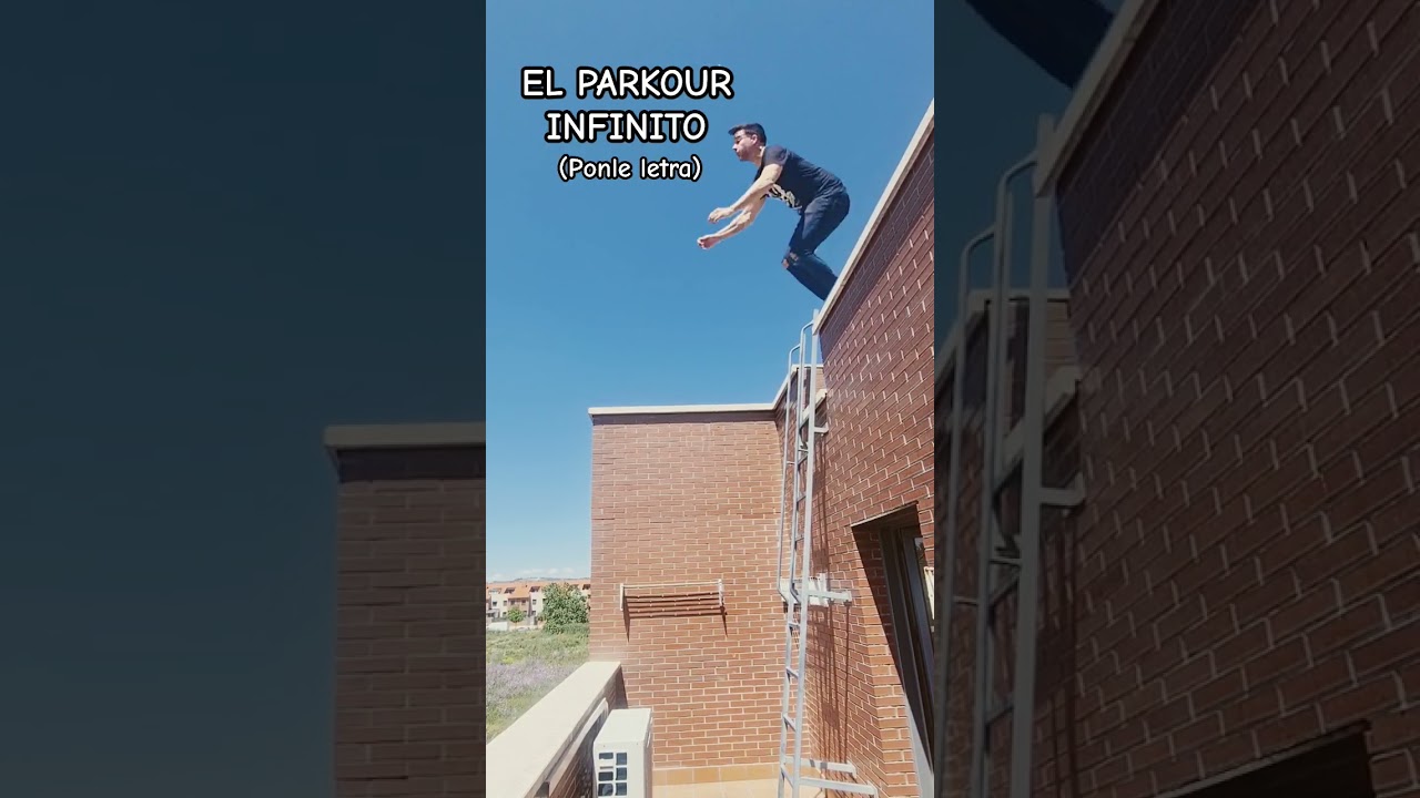 ♾️ Intentando hacer PARKOUR INFINITAMENTE.... Pero esto siempre ACABA MAL 😅. (La Canci&oacute;n Infinita).