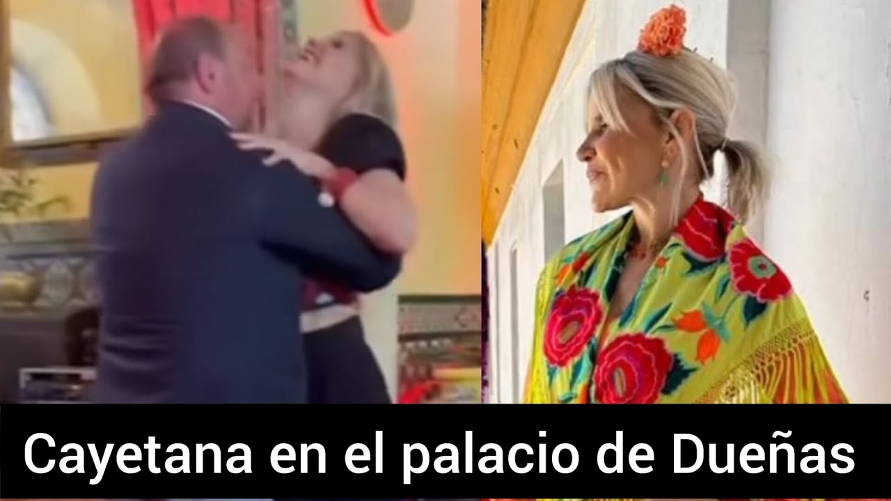 ❤️En el Palacio de Dueñas ,Cayetana Martínez de Irujo inagura la feria