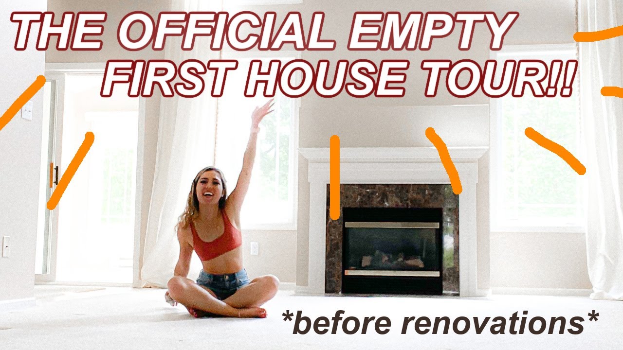 OFFICIAL EMPTY HOUSE TOUR! 4 bed/4 bath *before* Renovations!! Dream Come True!