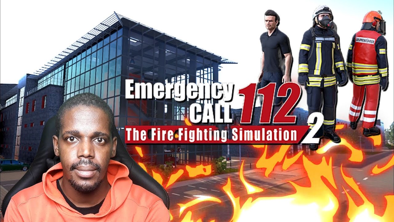 EMERGENCY CALL 112 V2 (Didacticiel, visite de la caserne et première mission)#1🔥🚒