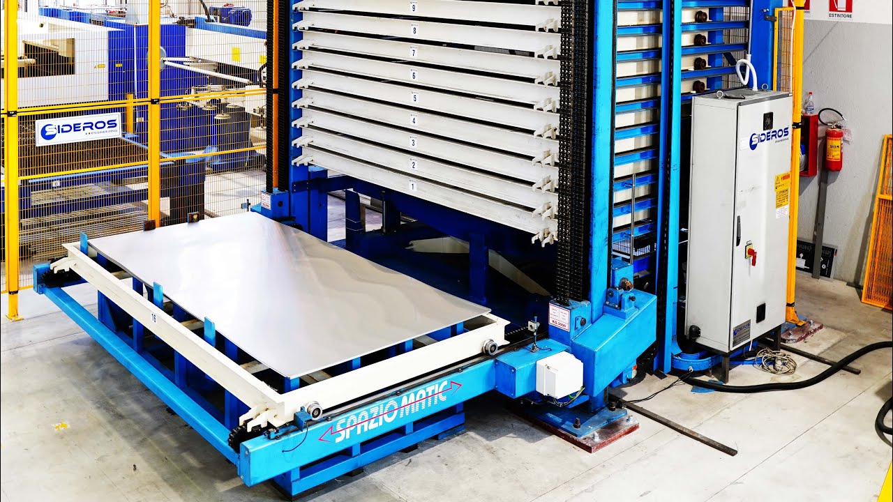15 Years Old Refurbished Sheet Metal Storage System - Sideros Engineering -1500x3000 mm (5x10 ft)