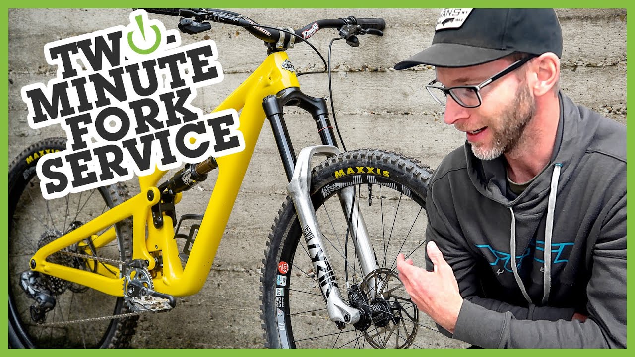 Two-Minute Mountain Bike Fork Service with Lee Trumpore