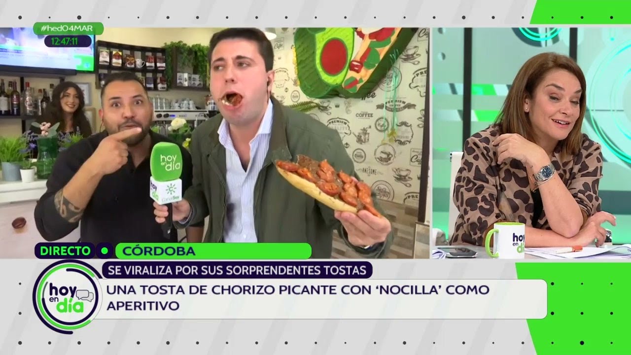 Reportero de Hoy  en día engollipado en pleno directo