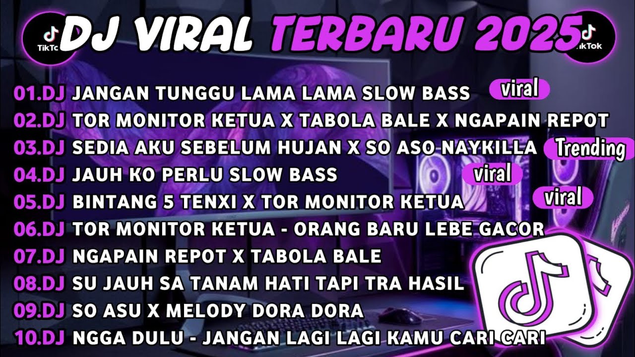 DJ TIKTOK TERBARU 2025||DJ JANGAN TUNGGU LAMA LAMA SLOW BASS🎵DJ TOR MONITOR KETUA X TABOLA BALE FULL