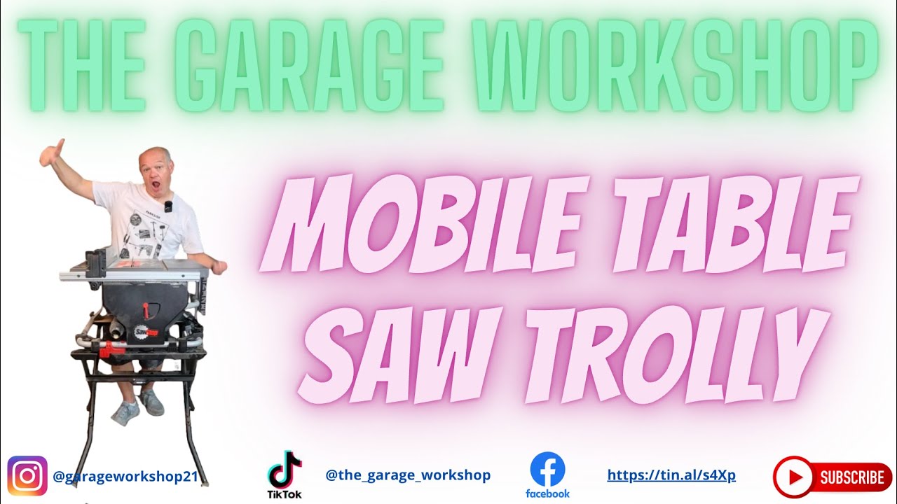 Mobile Table Saw Trolly