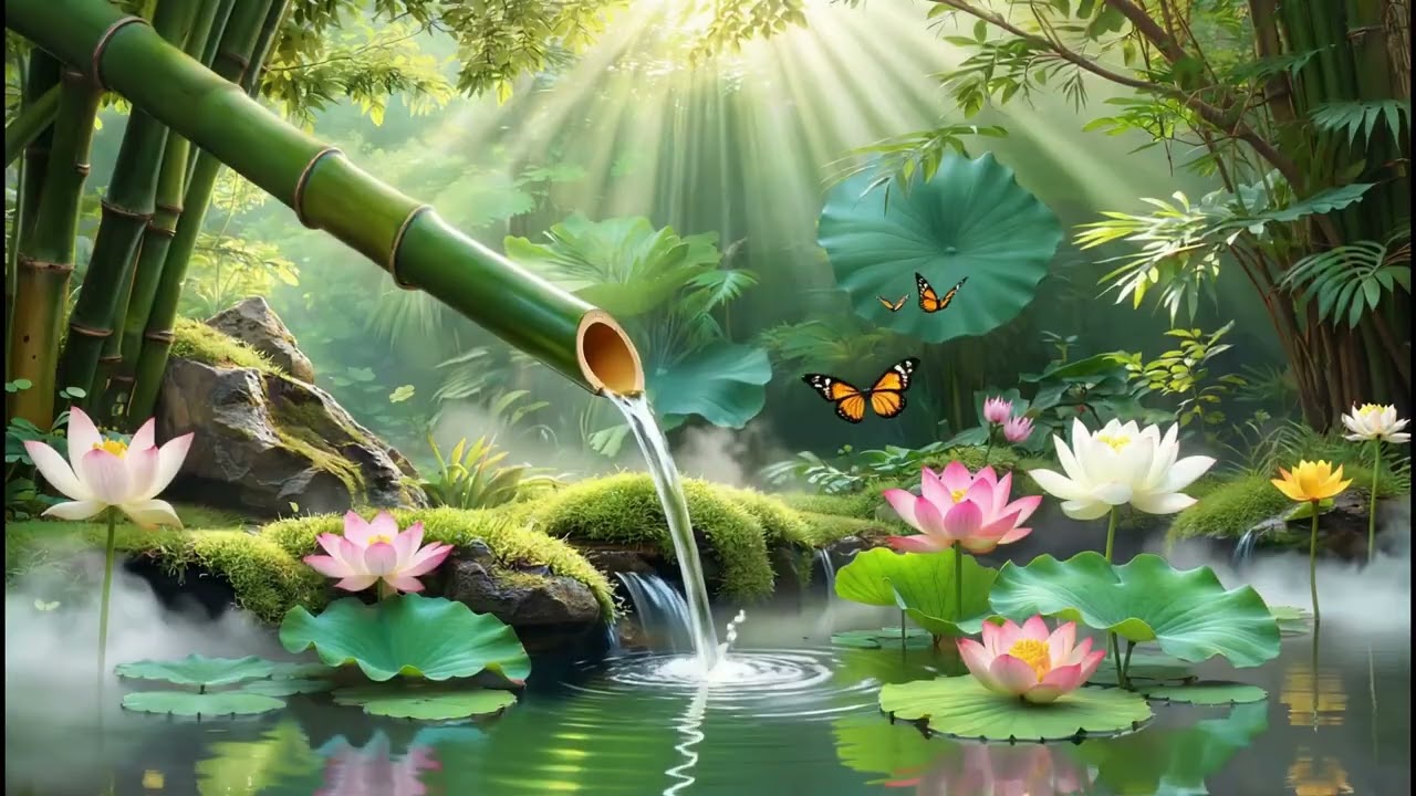 🍃 Slow Bamboo Night Flow & Piano Softness | Music for Sleep Recovery