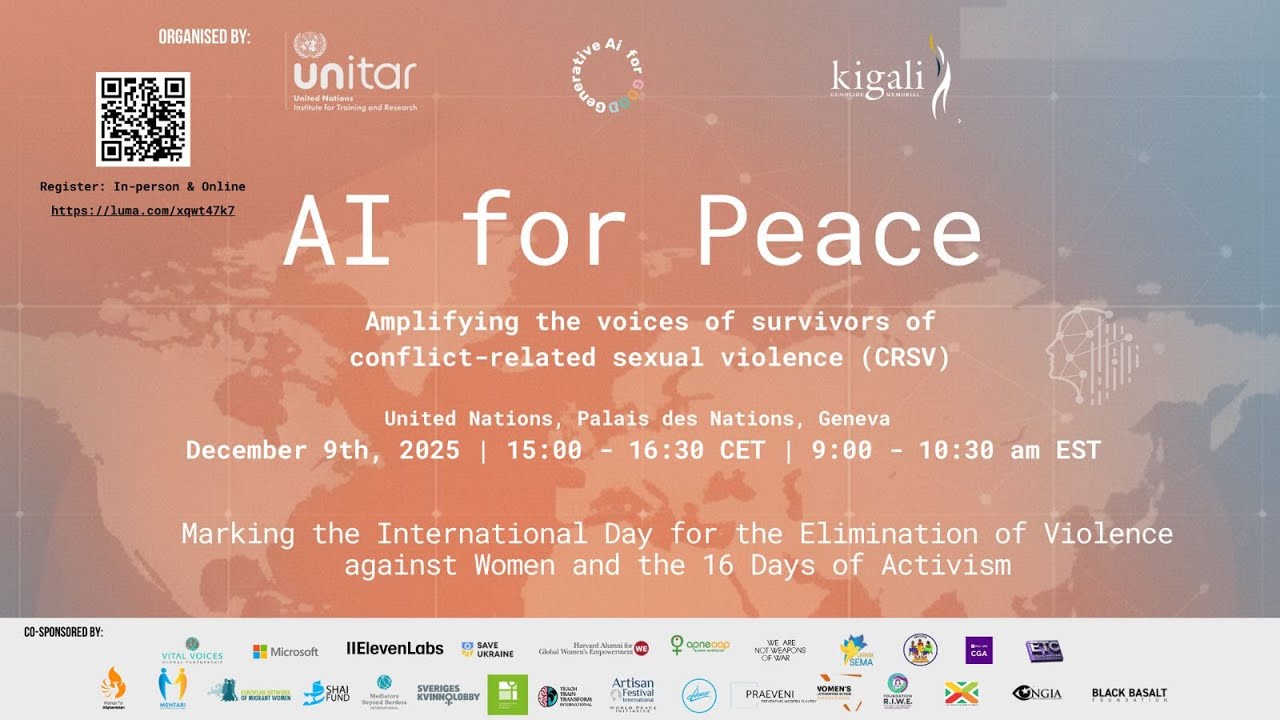 AI for Peace: Amplifying the Voices of Survivors of Conflict-Related Sexual Violence