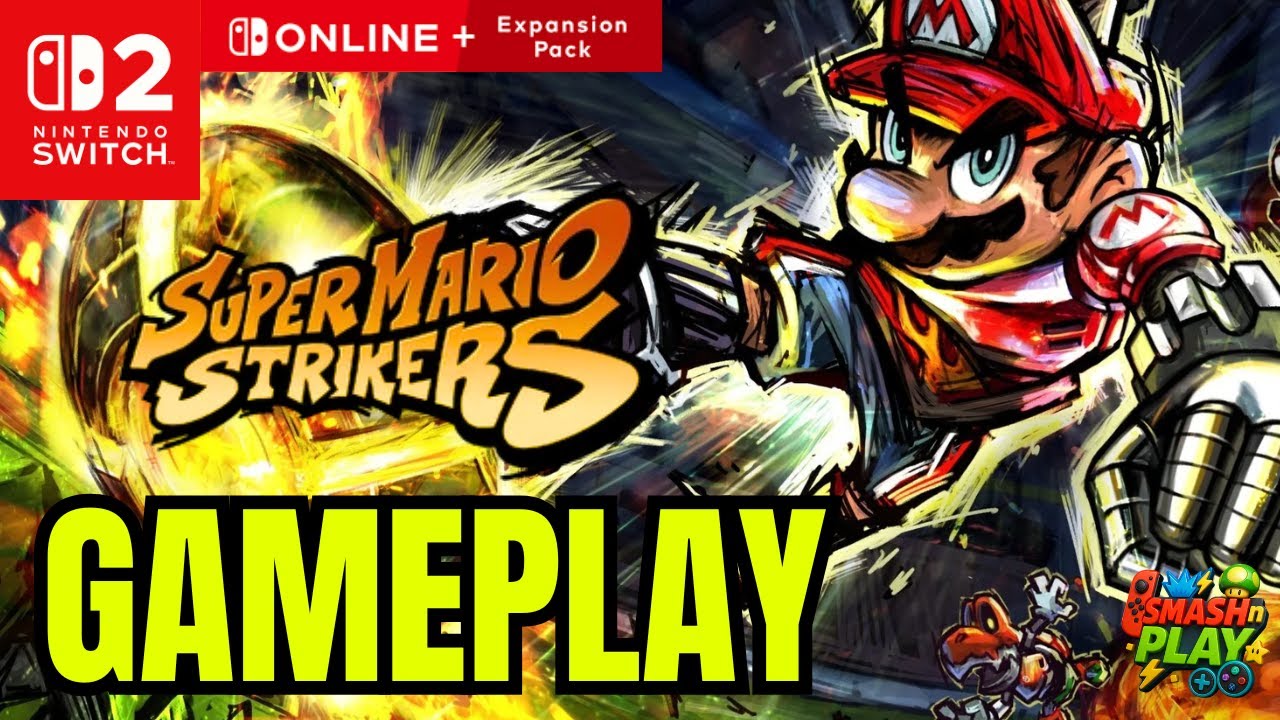 Super Mario Strikers Nintendo Switch 2 Gameplay - Docked Mode