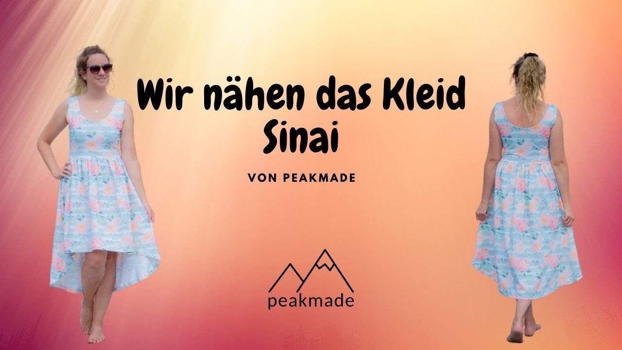 Wir nähen das Kleid Sinai