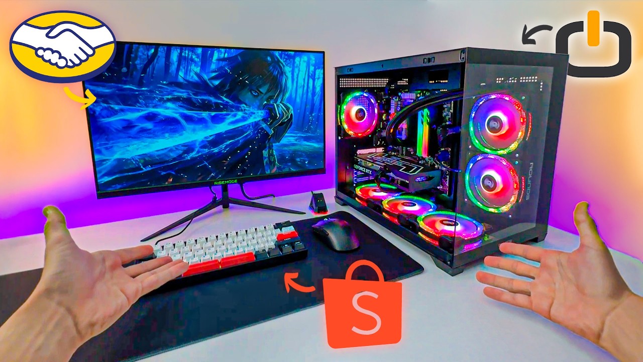 Montei o MELHOR PC GAMER que RODA TUDO sem GASTAR MUITO