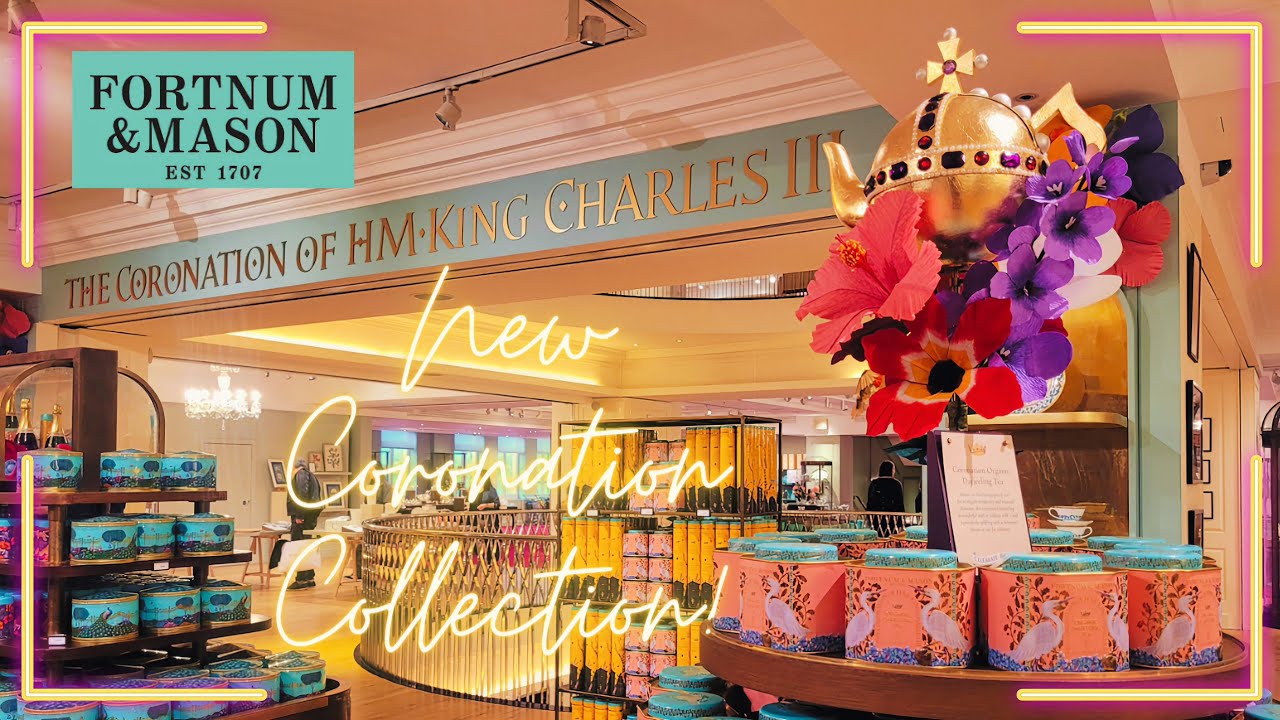 it's here! The Fortnum & Mason Coronation Collection PLUS Royal Window Displays!