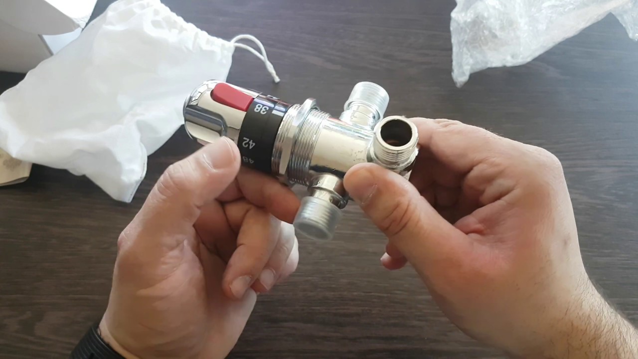 Bath Tub Valve Faucet Temperature Control Faucet Thermostatic Mixing Unboxing