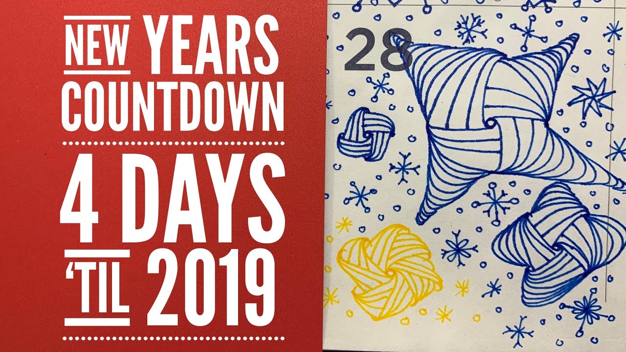 How to Zentangle Trelina in my Giant #Quigtangle Zendoodle Countdown to the New Year